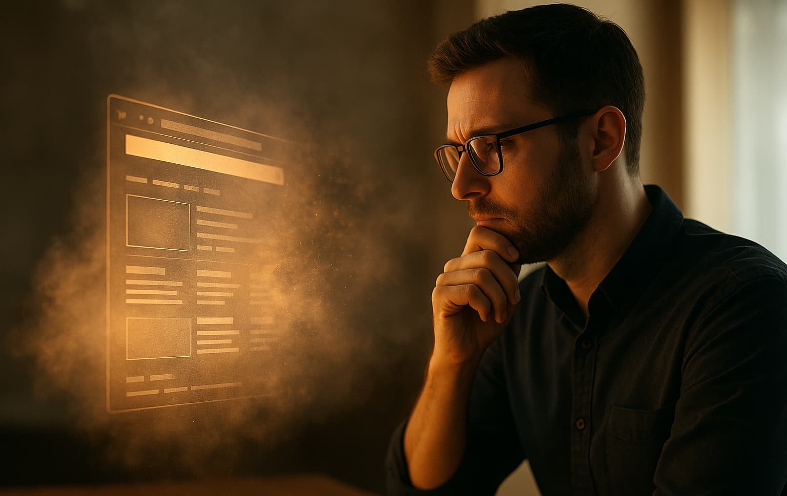Consultant GEO analysant la visibilité d'une marque dans les moteurs IA de type ChatGPT