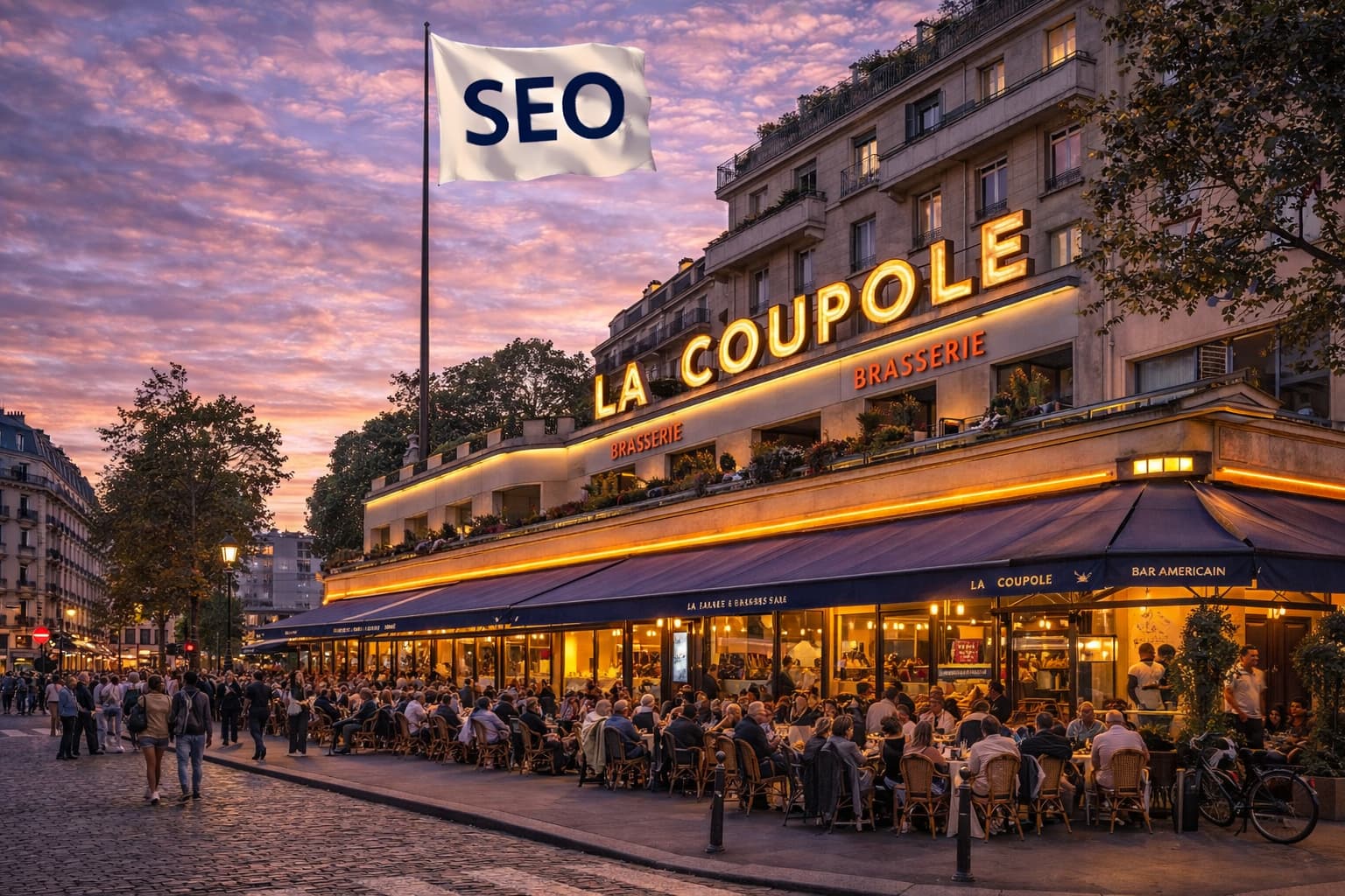 Consultant SEO Paris 14e arrondissement : Brasserie La Coupole