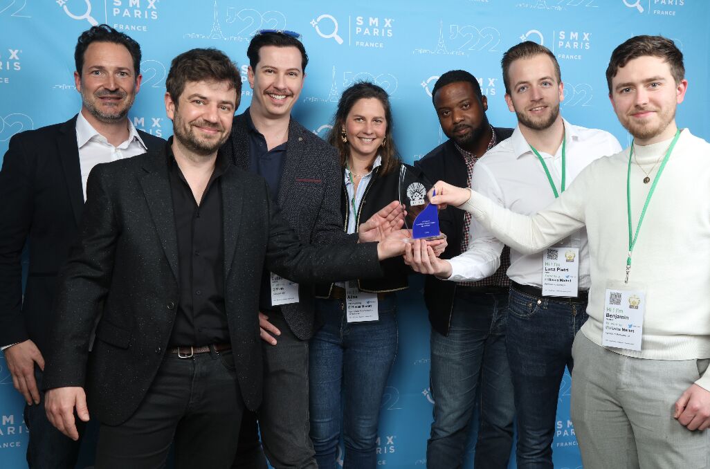 Remise du prix SEMY Award 2022 catégorie meilleure campagne search vidéo